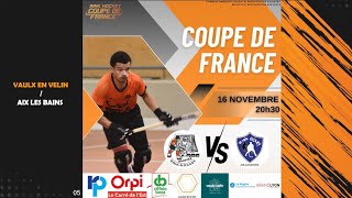 N3  ROC VAULX EN VELIN  AIX LES BAINS  Coupe de France Rink Hockey  20242025 [upl. by Lorollas574]