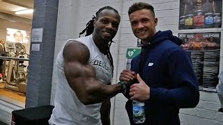 BodyPower UK Expo 2016  Ulisses Jr Chestbrah MyProtein [upl. by Nidla737]