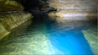 Mysterious Blue Hole Deep Inside A River Cave [upl. by Anauqahc]