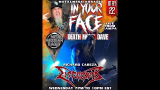 Dismember bassist Richard Cabeza interviewed by Death Metal Dave In Your Face [upl. by Nij]