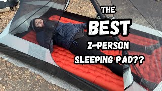 The Best Two Person Backpacking Sleeping Pad for Couples Big Agnes Rapide SL Double Review [upl. by Ydnih]