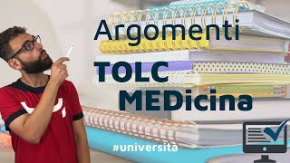 Cosa studiare per il TEST di MEDICINA  argomenti TOLC MED [upl. by Llertnauq397]