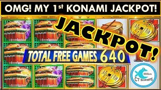 OMG MY FIRST KONAMI JACKPOT HANDPAY LION FESTIVAL SLOT MACHINE  MGM SPRINGFIELD [upl. by Hendrika]