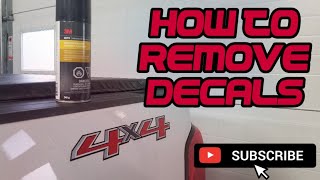 How to Remove Vinyl Decals from a Vehicle [upl. by Gresham]