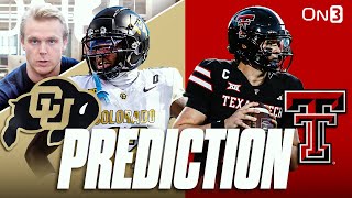 Colorado Buffs vs Texas Tech Red Raiders PREDICTION amp Preview  Deion Sanders Keeping CFP Hope Alive [upl. by Milde]