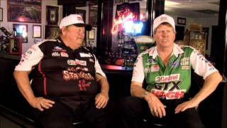 2 Castrol John Force Racing Story Celebrating 25 yrs Early Days [upl. by Nicram]