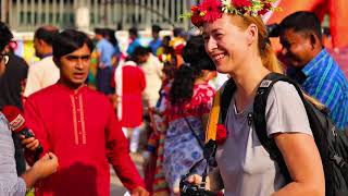 Pohela Boishakh Mangal Shobhajatra Bengali New Year Procession GB Kumar [upl. by Adaliah]