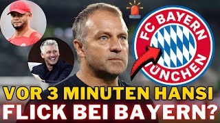 JETZT ERHĂ„LTLICH HANSI FLICK IST BEI BAYERN ANGEKOMMEN DEUTSCHLAND schockiert [upl. by Camm546]