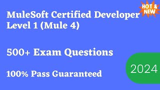 MuleSoft Developer MCD Level 1 Exam Dumps amp Questions 2024 [upl. by Melan191]