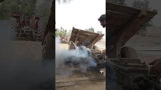 Diesel engine start with donkey cartshortfeed viralvideo [upl. by Oys540]