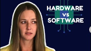 Hardware vs Software Whats the difference cpu os windows memory apple ios gpu computers [upl. by Nial]