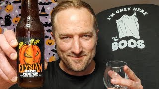 BE SCARED of THE GREAT PUMPKIN 😳🎃 Imperial Pumpkin Ale 🎃 Elysian Brewing 🍺 Halloween BeerReview 🎃 [upl. by Micheil478]