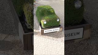 Motoring Museum  Bourton on the water car motor museum drone topiary travel drone dji [upl. by Ahsima639]