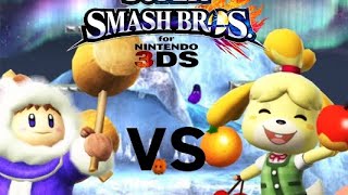 ice Climbers vs canela en smash bros for 3ds [upl. by Naleek]