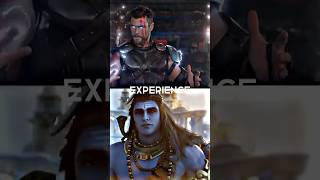 Lord Shiva Vs Thor Battle  God Vs God  Watch Till End  marvel avengers shorts [upl. by Dirrej]