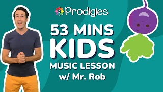 Learn Music Singing amp Rhythm  Mr Rob Compilation for Kids  Solfege Rhythm Colors Notes [upl. by Rodrique]