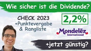 Mondelez Aktienanalyse 2023 Wie sicher ist die Dividende jetzt günstig [upl. by Odnumde]