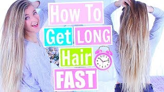 How To Grow Your Hair Long FAST Grow Your Hair in a WEEK 2018 [upl. by Bradney773]