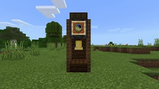 How To Make a Grandfather Clock in Minecraft [upl. by Carlynne]