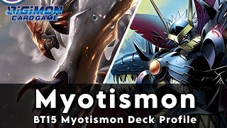 Unexpected Synergy  BT15 Myotismon  Deck Profile [upl. by Gide]