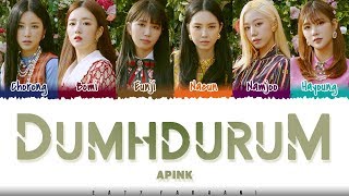 APINK – DUMHDURUM 덤더럼 Lyrics Color CodedHanRomEng [upl. by Lewak985]