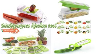 NOVEL quick Nicer dicer 12 blades review with DEMO  Multipurpose Fruits amp vegetables chopper [upl. by Aciemaj]