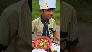 Flameless cooking👨‍🍳🍲 😍 idealconventschoolbiaora school flamelesscooking viralvideo education [upl. by Llehsad662]