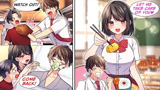 Manga Dub I saved my crushs younger brother from a car accident and RomCom [upl. by Anawal]