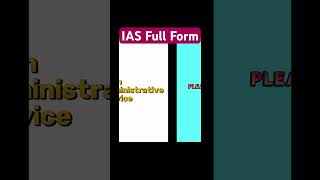 ias ka full form  what is ias full form in english  ias ka full form kya hota hai [upl. by Baumann]