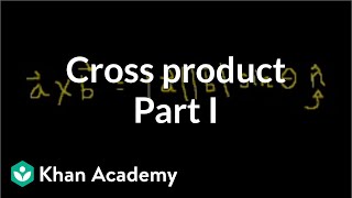 Cross product 1  Magnetic forces magnetic fields and Faradays law  Physics  Khan Academy [upl. by Nnomae]