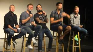 QampA group B  BSB Movie  Backstreet Boys Cruise 2014 [upl. by Killen]