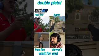 double pistol in real life bgmi and free fire Working livebigagencylivebigagency 4rabetind [upl. by Lust915]