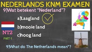 NT2 NEDERLANDS LERENKNM EXAMEN PART 1learn dutch [upl. by Diskson]