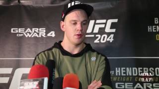 Stefan Struve UFC 204 Post Fight Media Scrum [upl. by Packston]