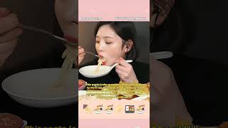 Asmr Eating Relaxing Sounds NOODLES DUMPLING KIMCHI and more asmr shorts eating [upl. by Cecile]