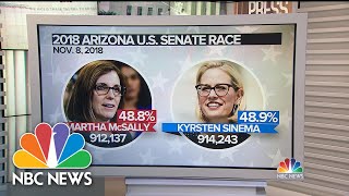 In 2018 The Arizona Senate Race Looked Very Different Few Days After The Election  Meet The Press [upl. by Nuajed395]