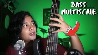 APA ITU BASS MULTISCALE FANNED FRET  GuitarTalks 77 [upl. by Atsejam]