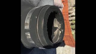 Before And After Quick Chimney Cleaning  Sooteater Results [upl. by Besse]