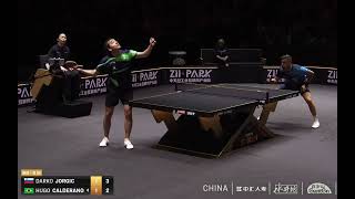 HUGO CALDERANO vs DARKO JORGIC  MS R16  WTT China Smash 2024 [upl. by Ardiedak]