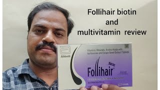 Follihair tablet Tamil review [upl. by Eanej]