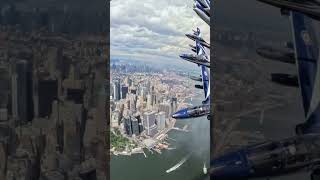 Frecce Tricolori Flyover of New York City [upl. by Aerdua]