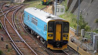 Network Rail 153376 Departing Brighton Wall Sdg  2Q01 Brighton  Eastleigh Yard  22nd July 2023 [upl. by Stauffer]