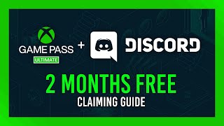 Claim 2 Months FREE XBOX GAME PASS ULTIMATE  Discord Giveaway Guide [upl. by Nylakcaj358]