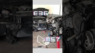 Parte 2 Swap do motor M57d30 num BMW E36 bmw automobile e36 motor turbo oficina swap car [upl. by Aineles193]