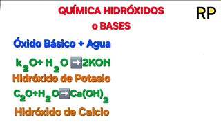 Química Hidróxidos [upl. by Ulrika]