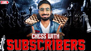 Chess with Subscribers and Fun chess livechess [upl. by Ayihsa]