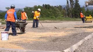 CONSTRUCCION CANCHA DE TENIS [upl. by Adnerb]