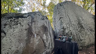 Outdoor Bouldering at Stone Fort 102824 [upl. by Zehc]