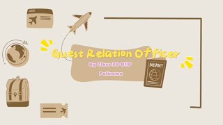 Guest Relation Officer by Class 3B BIIP Polinema Artanti Hanifah Mimma [upl. by Ralph]