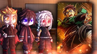 Hashiras React to Kamado Tanjiro  Demon Slayer  Gacha React [upl. by Nnaecyoj]